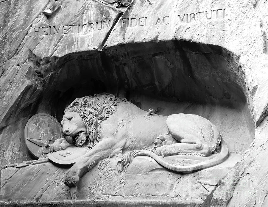 The Lion of Lucerne Photograph by Suzette Kallen