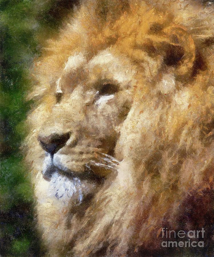 The Lion Painting