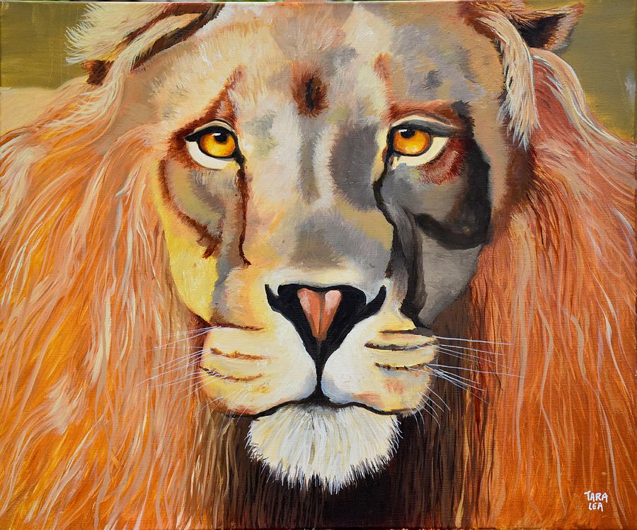 The Lion Painting by Tara Gottschalk - Fine Art America