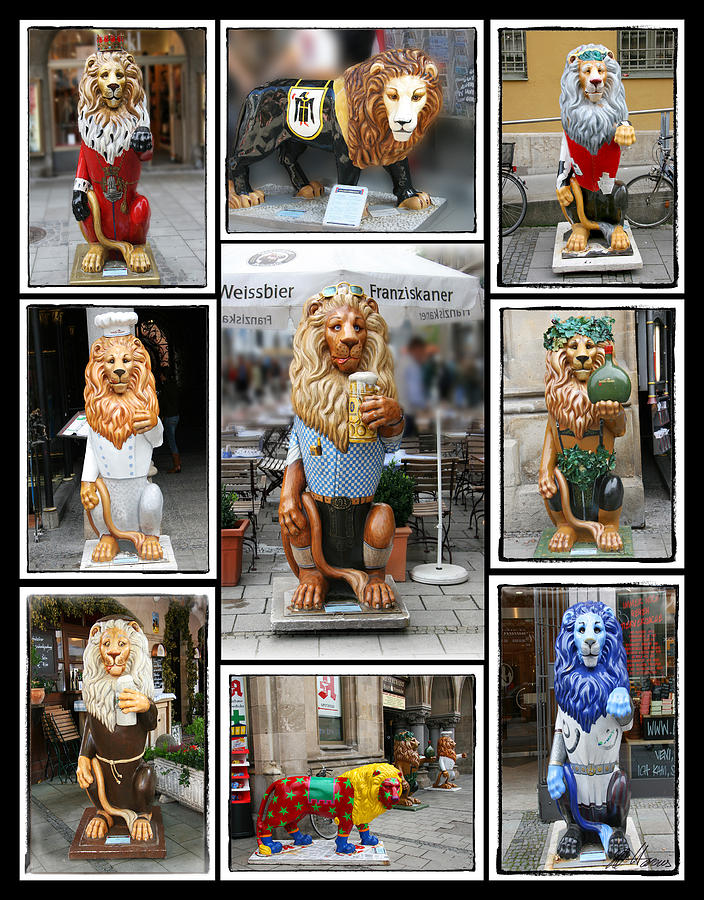 The Lions of Munich Photograph by Diana Haronis