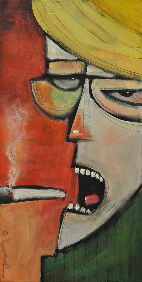 Man Painting - The Literary Critic by Tim Nyberg