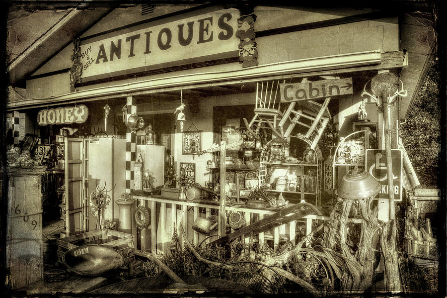 The Little Antique Store Photograph by Mike Eingle