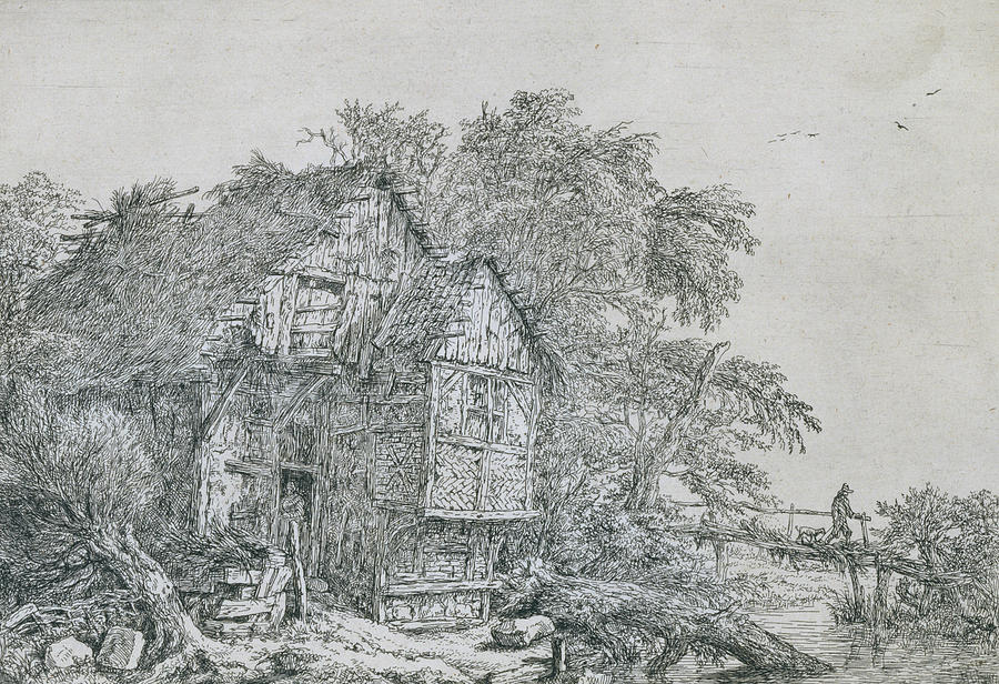The Little Bridge Relief by Jacob van Ruisdael