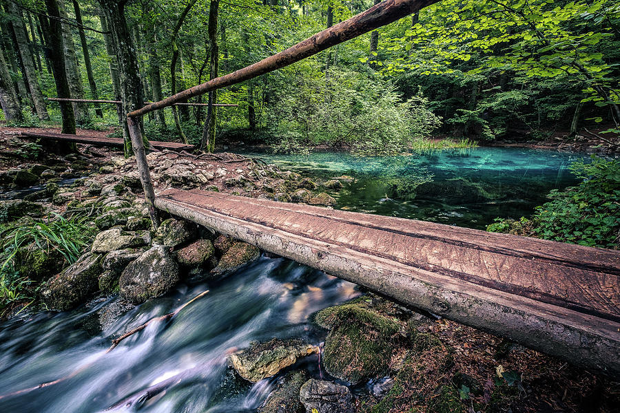 The little bridge - Romania - Landscape photography Photograph by Giuseppe Milo