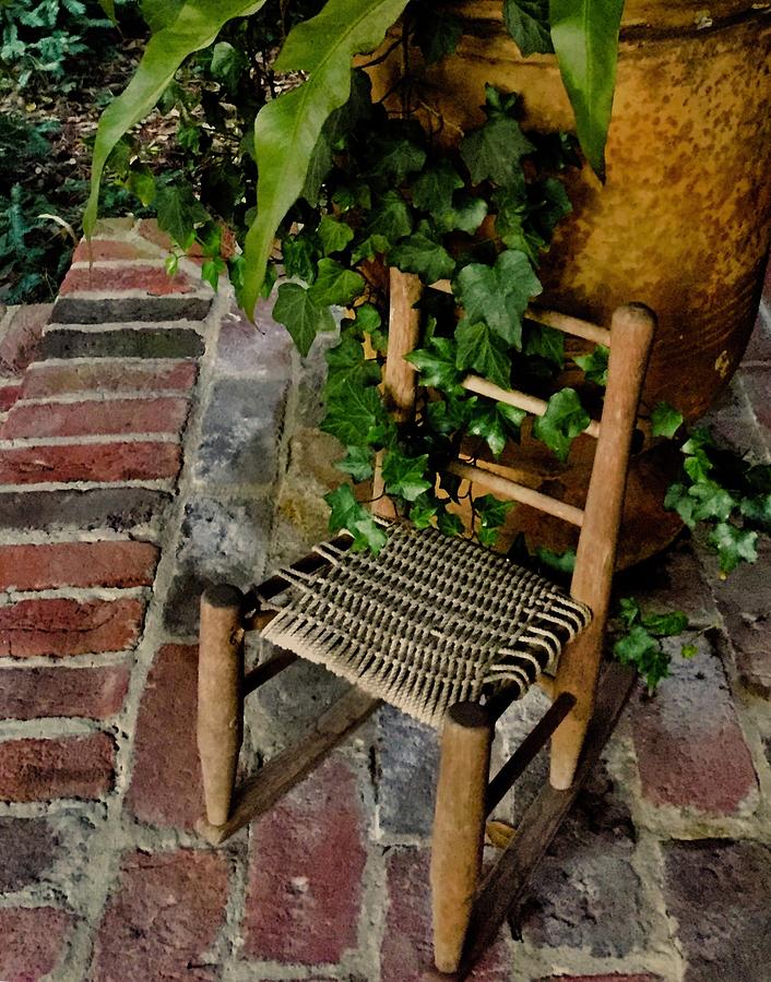 Still Life Photograph - The Little Chair by Alida M Haslett
