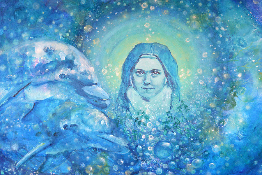 The Little Flower St Teresa of Lisieux Painting by Ashleigh Dyan Bayer