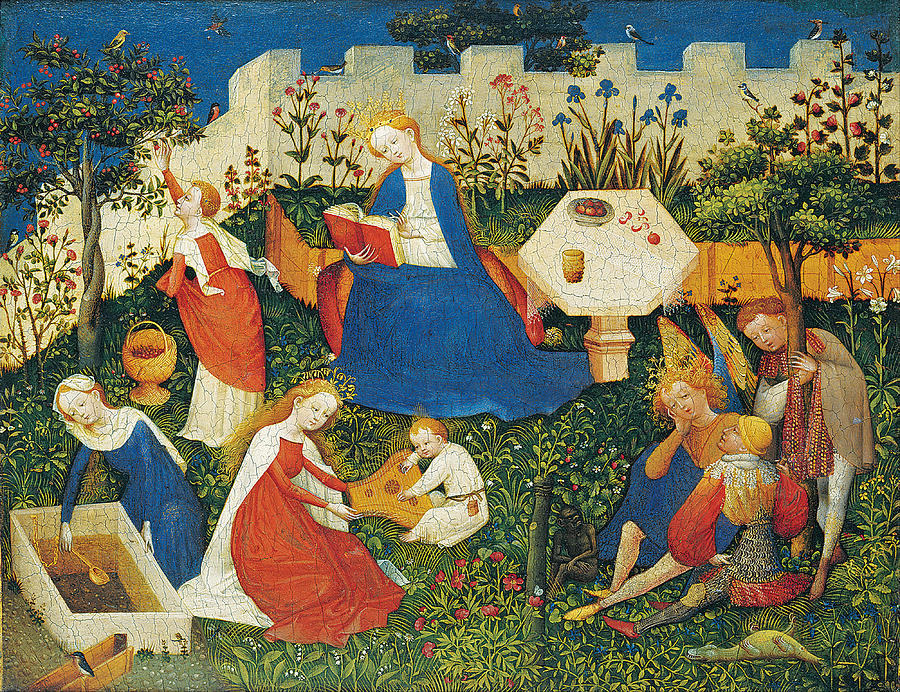 The little Garden of Paradise Painting by Upper Rhenish Master