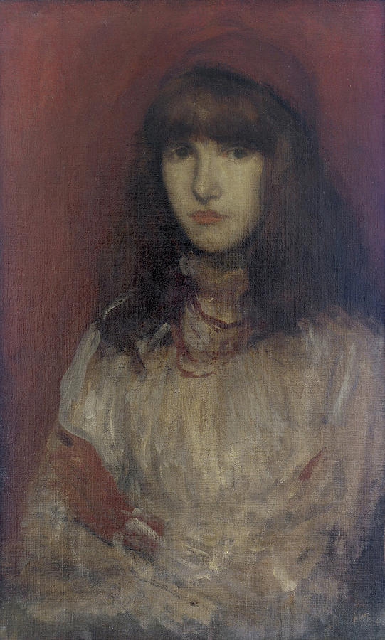 The Little Red Glove Painting by James Abbott McNeill Whistler - Fine ...