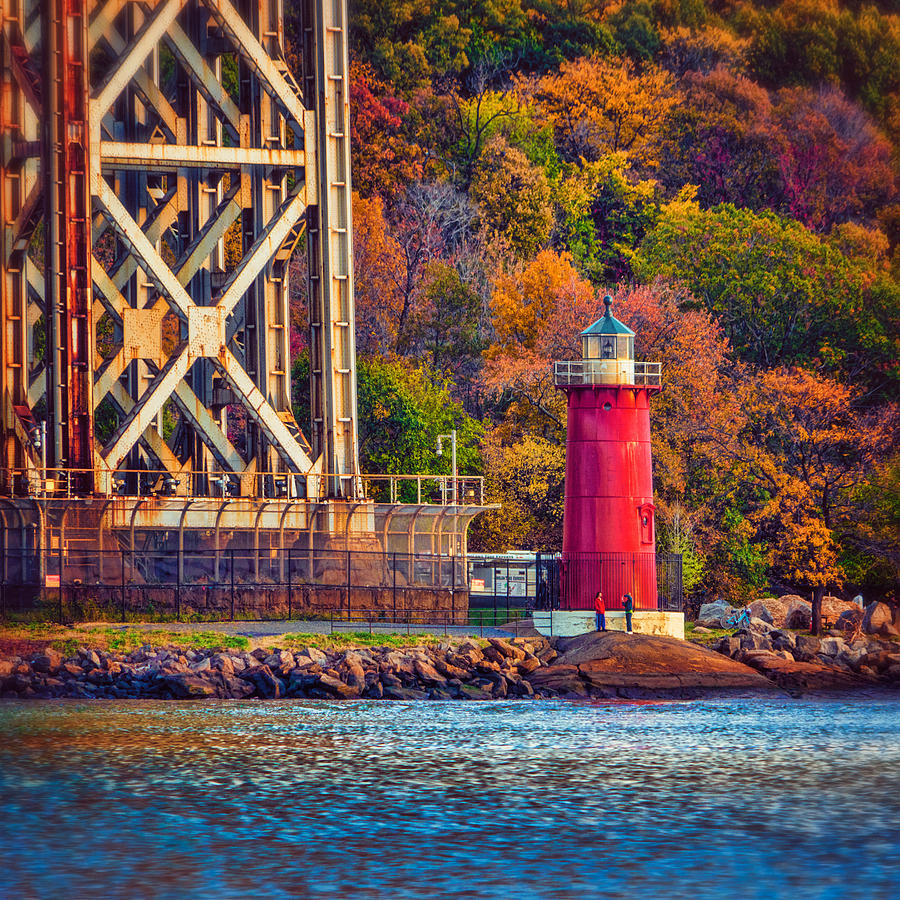 The Little Red Lighthouse Photograph by Chris Lord