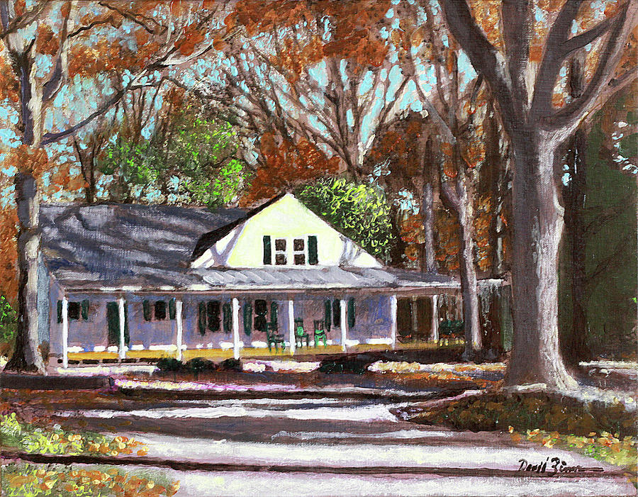 The Little River Farm Painting by David Zimmerman