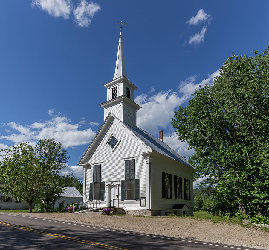 The Little White Church Eaton New Hampshire Photograph by Brian MacLean