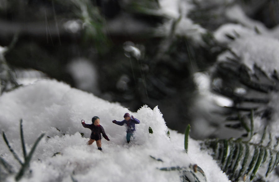The Little's Start a Snowball Fight by Joanne Brown The Little's Start a Snowball Fight by Joanne Brown