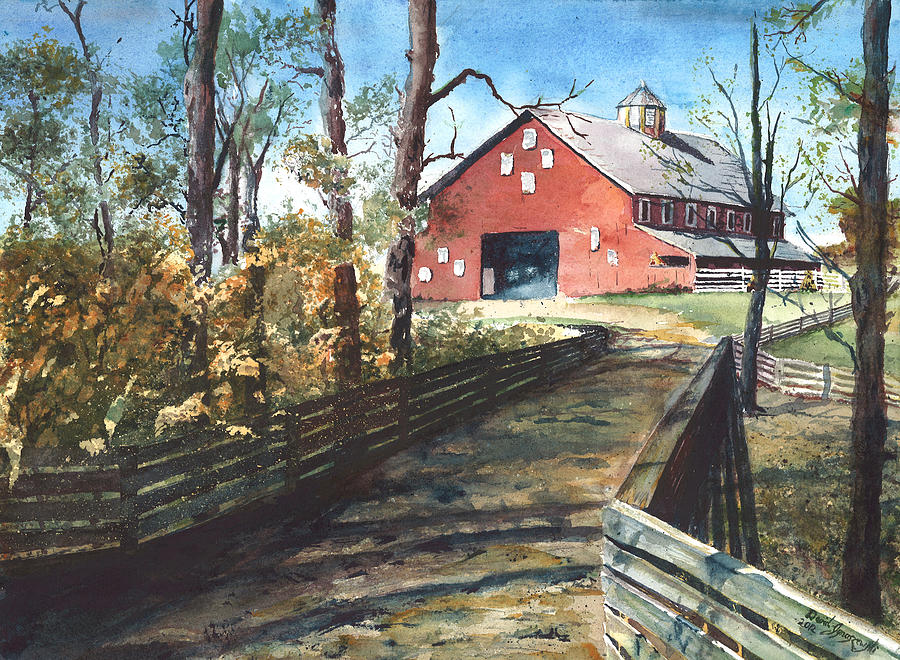 The Living Farm Painting by David Ignaszewski
