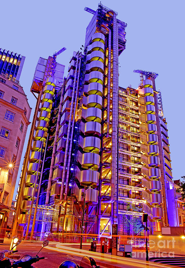 The Lloyds Building In The City Of London Photograph