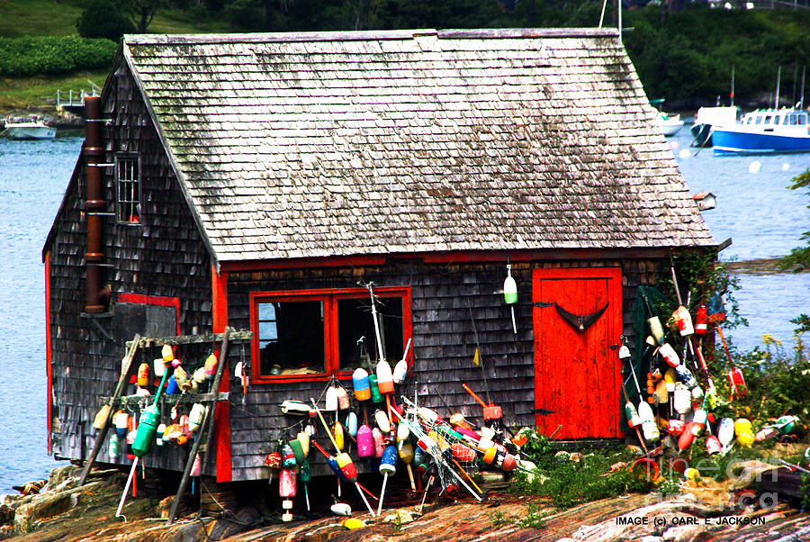 Landscape Photograph - The Lobster Shack 1 by Carl Jackson