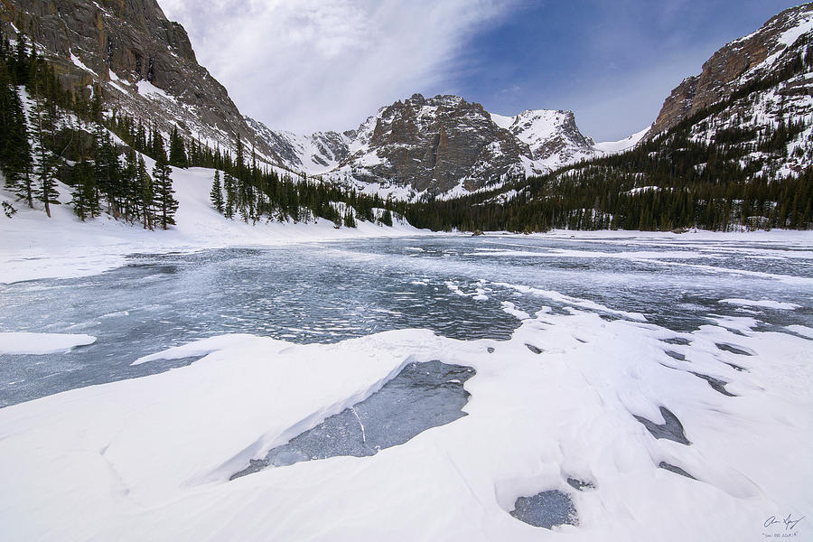 The Loch Vale in Winter  Photograph by Aaron Spong