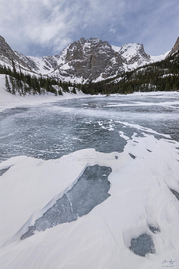 Rocky Mountain National Park Photograph - The Loch Vale Vertical by Aaron Spong