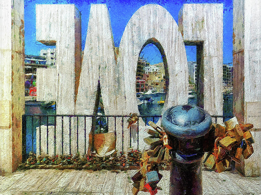 The lock of love Digital Art by Leigh Kemp The lock of love Digital Art by Leigh Kemp
