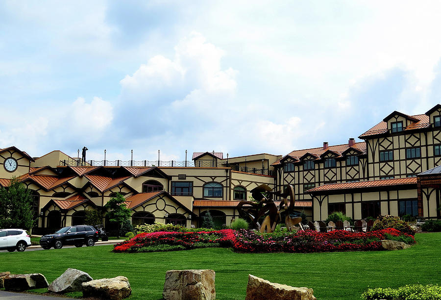 The Lodge at Nemacolin Woodlands Resort in Pennsylvania  Photograph by Linda Stern