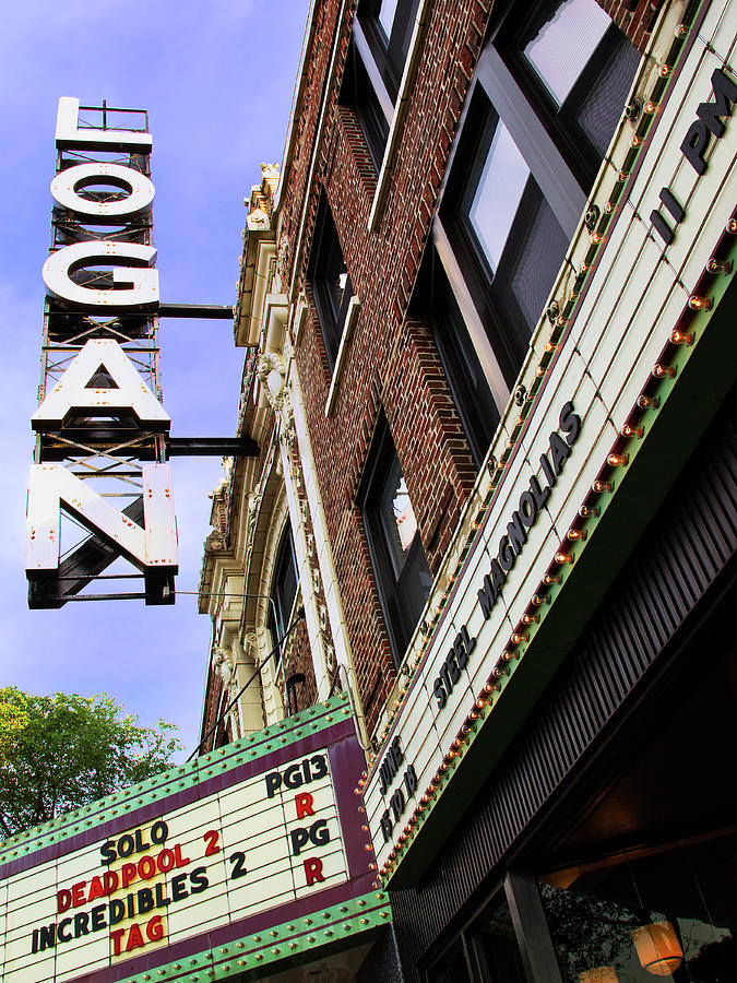 THE LOGAN SHOW Logan Theater Photograph by William Dey