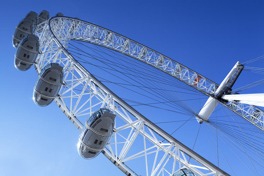 London Photograph - The London Eye, close-up by MGL Meiklejohn Graphics Licensing