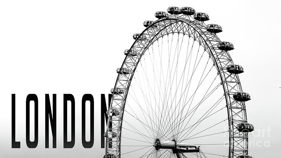 London Photograph - The London Eye by Edward Fielding