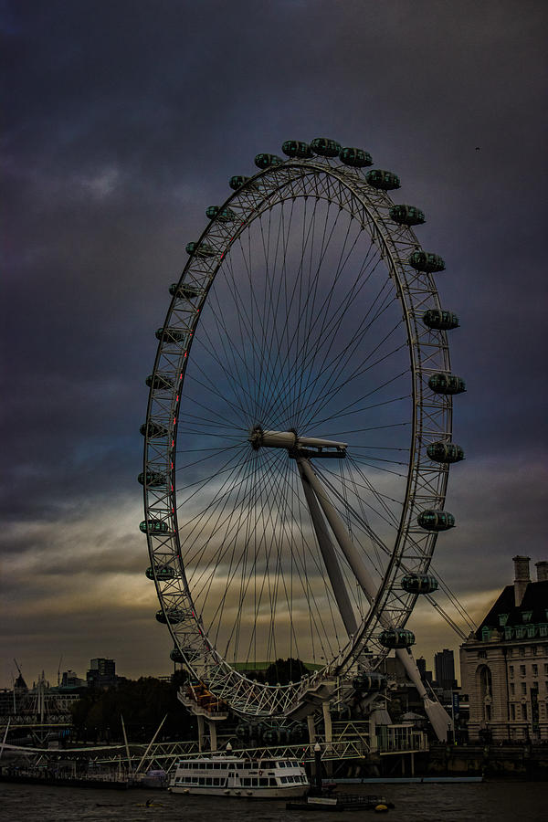 Landscape Photograph - The London Eye by Martin Newman