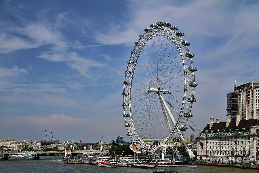 The London Eye  Photograph by Teresa Zieba