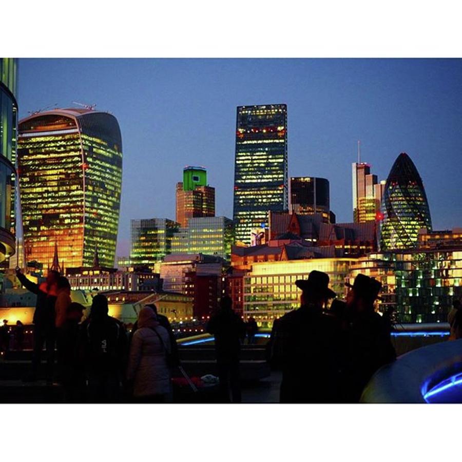 London Photograph - The #london Skyline. #londonbridge by Dharmesh Bharadva