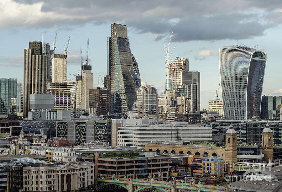 The London Skyline Photograph by Perry Rodriguez