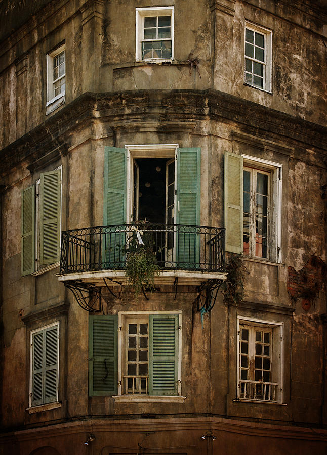 New Orleans Photograph - The Lone Balcony Of New Orleans by Greg and Chrystal Mimbs