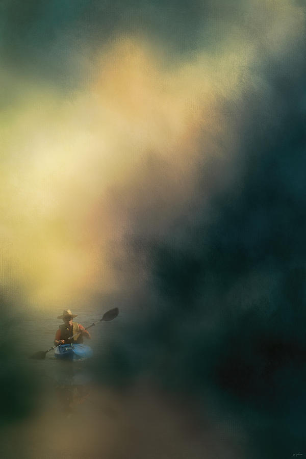The Lone Canoe Photograph by Jai Johnson