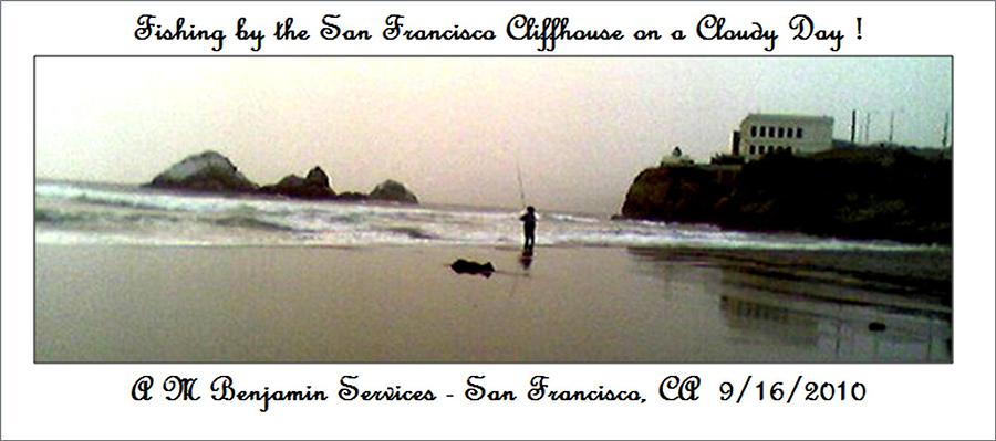 Sea Rocks Photograph - The Lone Fisherman by Anthony Benjamin Sea Rocks Photograph - The Lone Fisherman by Anthony Benjamin