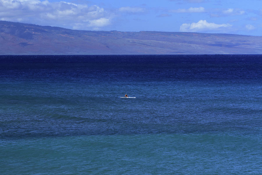 The Lone Kayaker Photograph by Cheryl Day