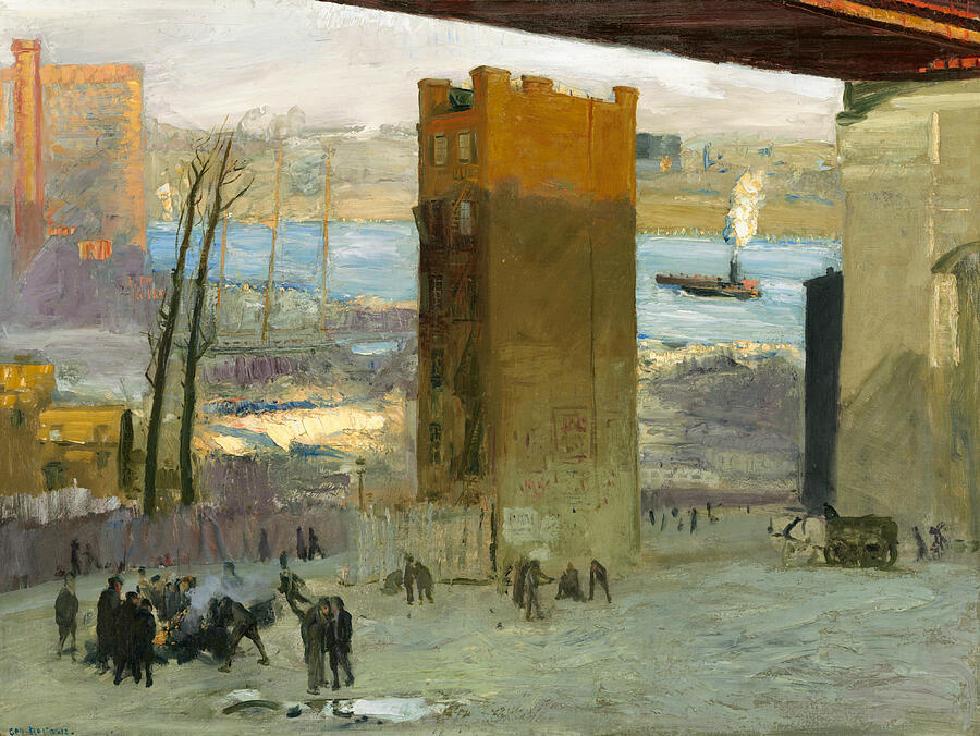 The Lone Tenement, from 1909 Painting by George Bellows