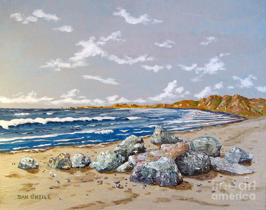 The Lonely Beach Painting by Dan ONeill