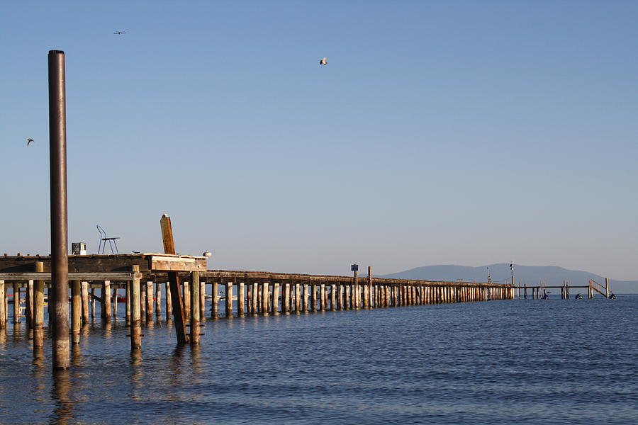 The Long Pier Photograph by Marty Potter - Fine Art America