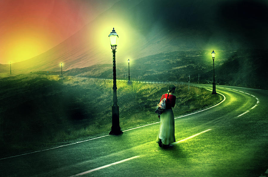 The long road home Digital Art by Nathan Wright