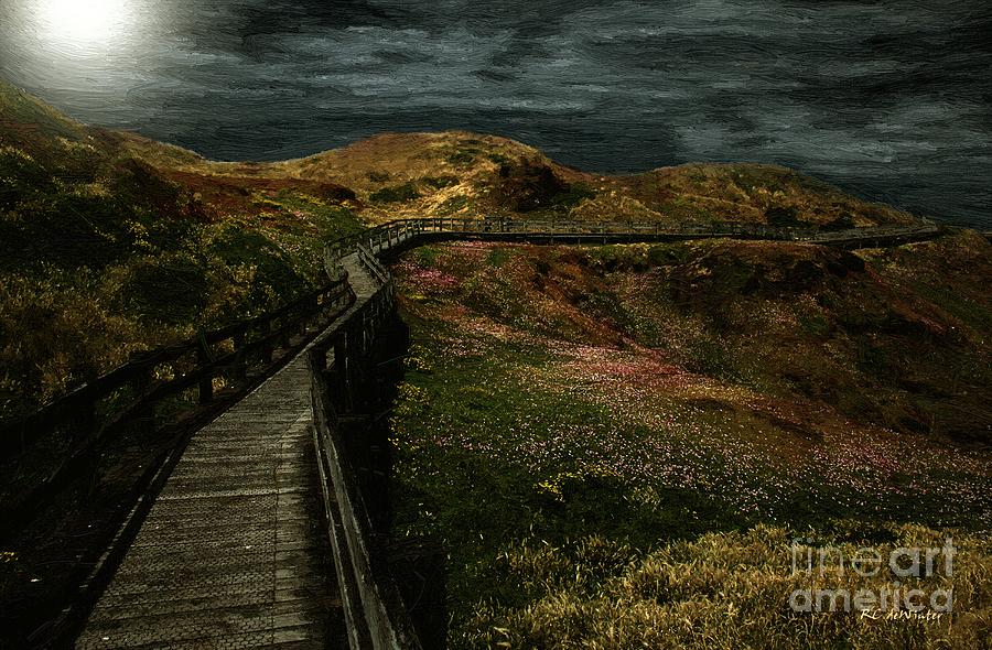 Spring Painting - The Long Road Home by RC DeWinter