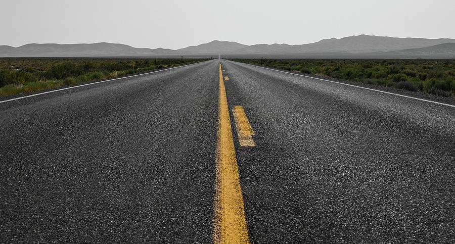 The Long Road Photograph by Rand Ningali