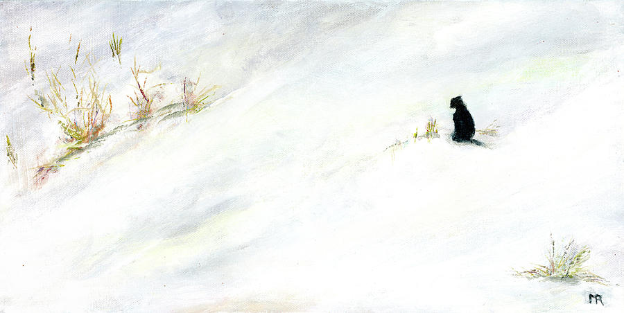 Winter Painting - The Long Wait by Michelle Reeve