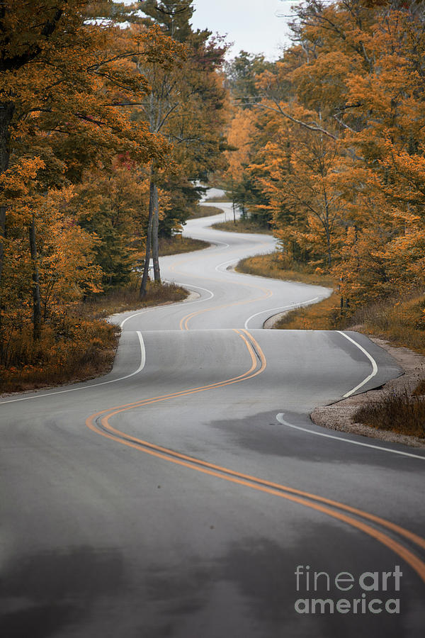 The Long Winding Road Photograph by Timothy Johnson