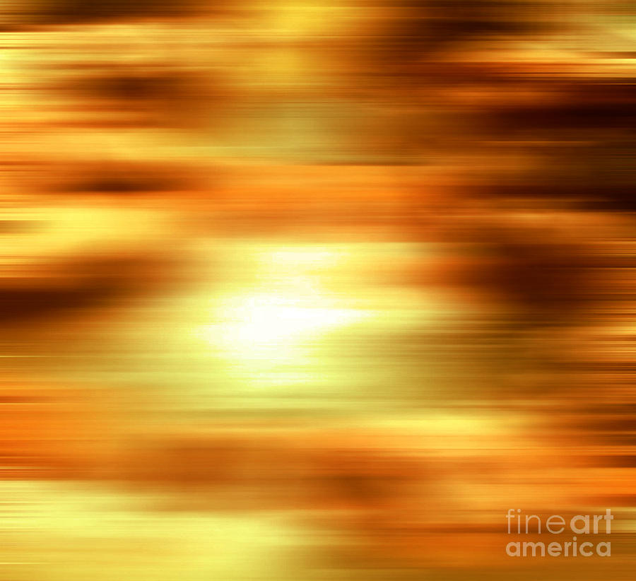 Abstract Photograph - Molasses In The Sky by Barbara S Nickerson