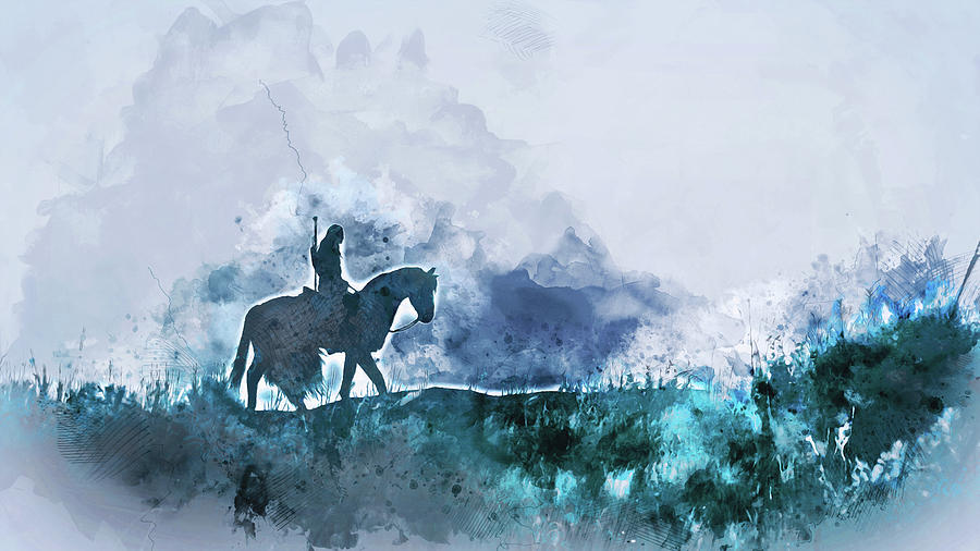 The Longest Journey - 01 Painting by AM FineArtPrints