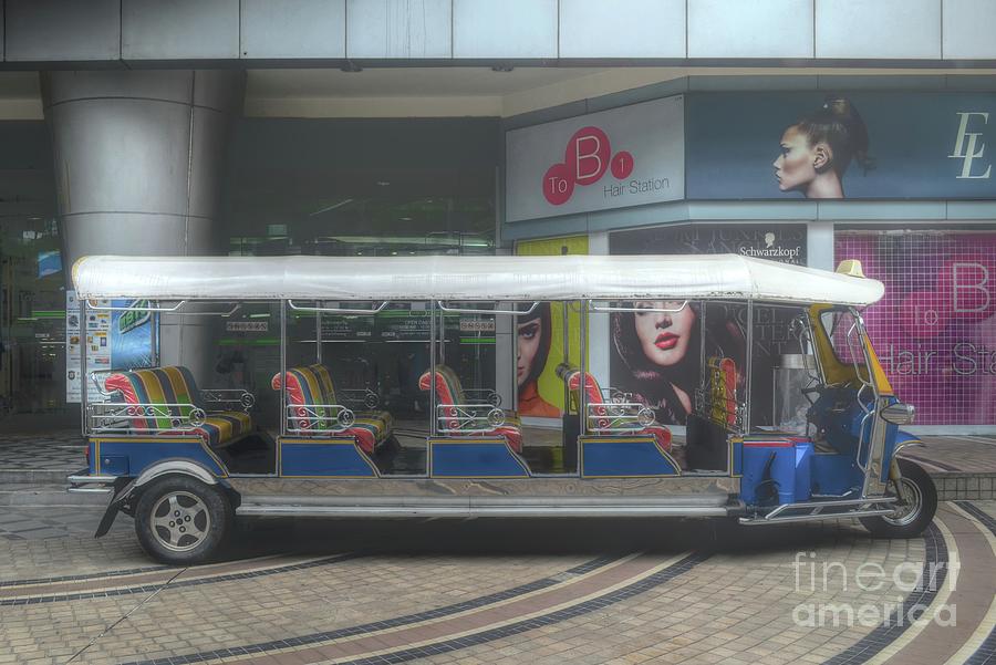 Transportation Photograph - the longest tuk tuk in Bangkok by Michelle Meenawong