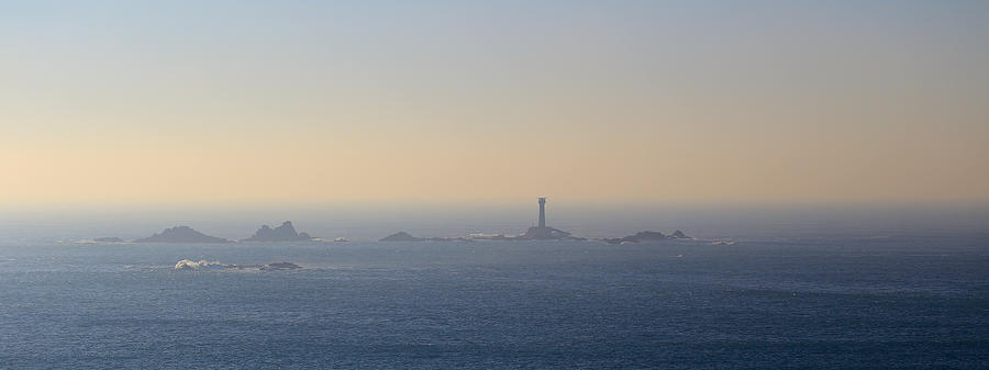 The Longships Lighthouse Cornwall Photograph by Tony Mills
