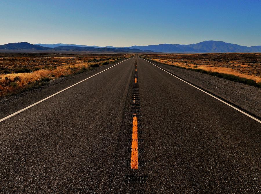The Lonliest Road Photograph by Benjamin Yeager