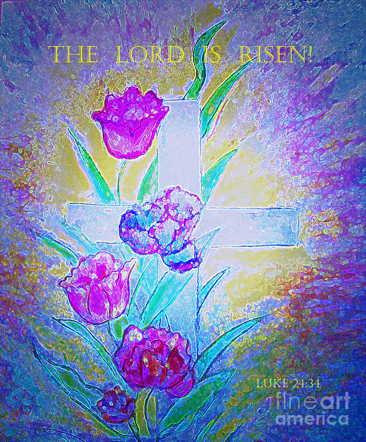 The Lord is Risen Painting by Hazel Holland