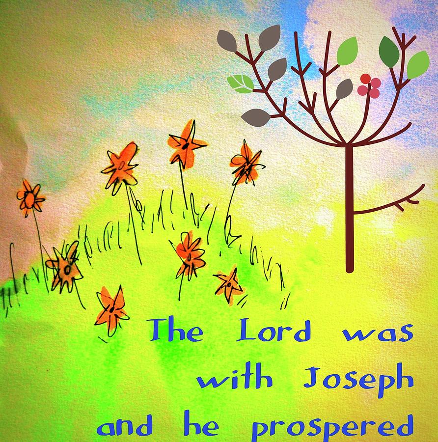 The Lord Was With Joseph Painting By Laura Ogrodnik | Fine Art America