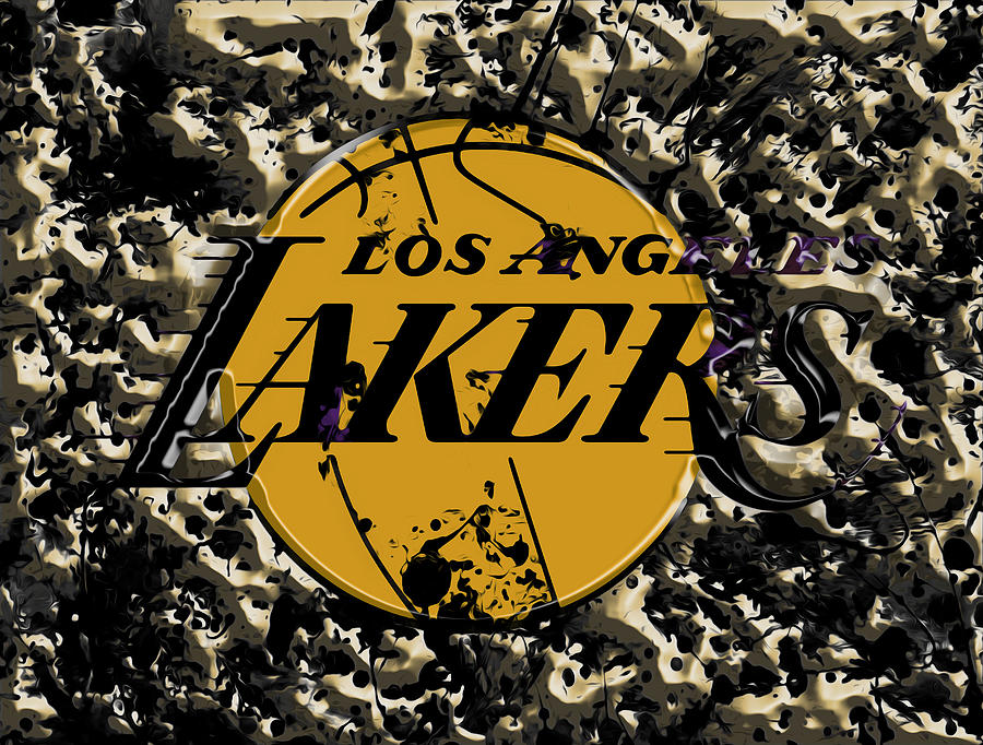 The Los Angeles Lakers B3a Mixed Media by Brian Reaves